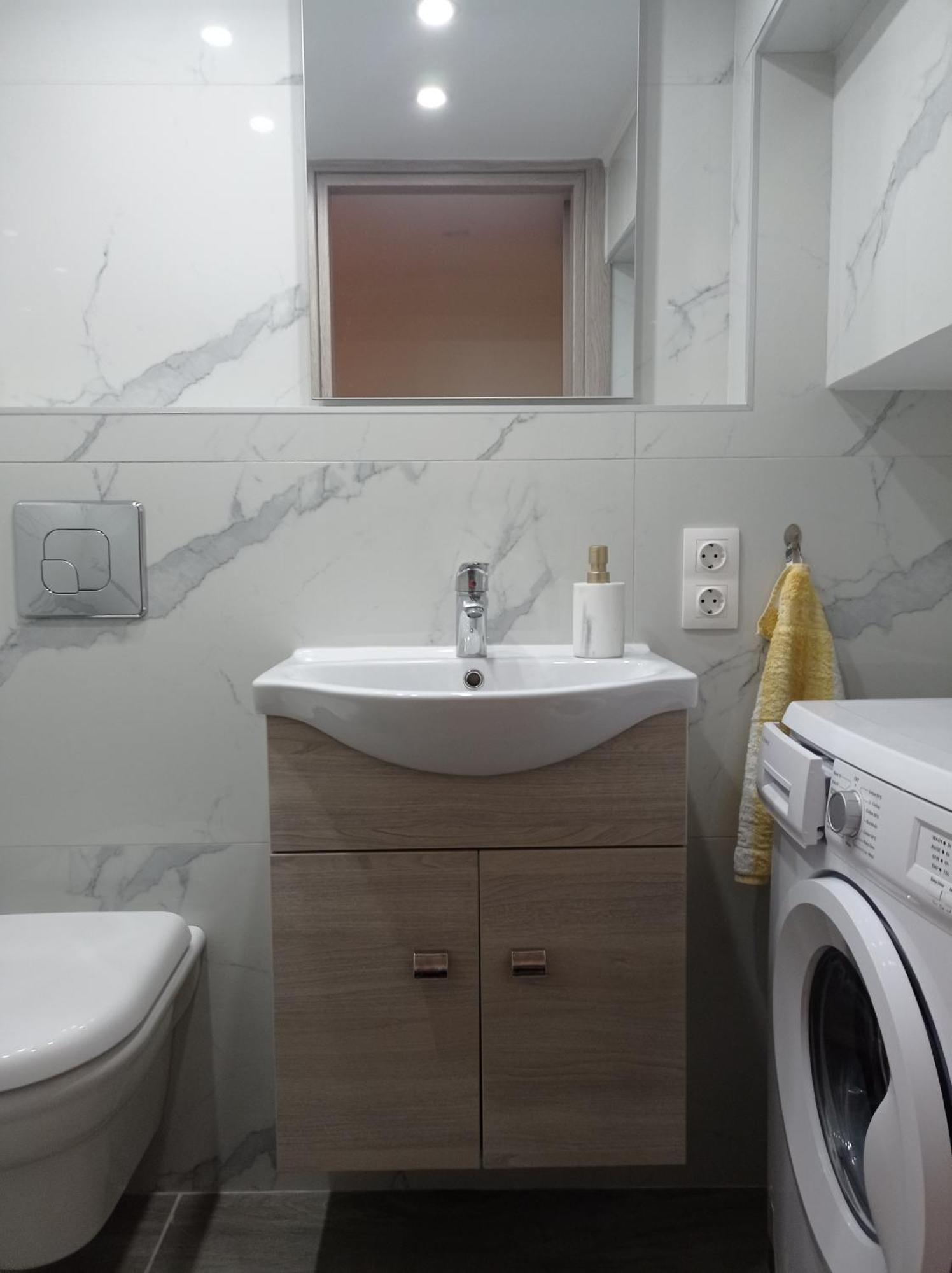 Minimal Two-Floor Apartment Szaloniki Kültér fotó